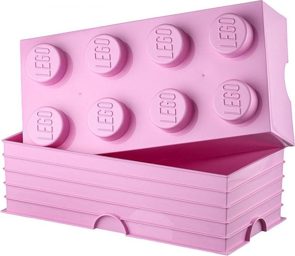 Vervolgen Presentator Weggelaten Opbergbox Brick 8, Lichtroze - LEGO | bol.com