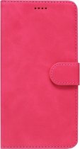 ADEL Kunstleren Book Case Portemonnee Pasjes Hoesje Geschikt voor Samsung Galaxy A70(s) - Roze