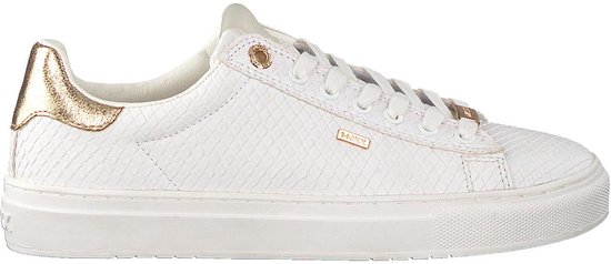 Mexx Sneakers wit; goud 37 | bol.com