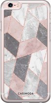 iPhone 6/6s siliconen hoesje - Stone grid