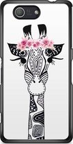 Sony Xperia Z3 Compact hoesje - Giraffe