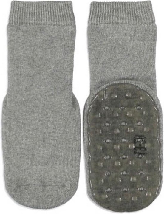 Anti-slip sokken Stoppi uni grijs melee