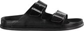 Birkenstock Arizona Premium Heren Slippers Black Narrow-fit | Zwart | Leer | Maat 42