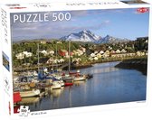 Puzzel Around the World Northern Stars: Narvik Harbor - 500 stukjes
