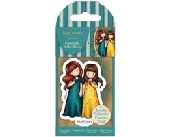 Gorjuss: Collectable Mini Rubber Stamp No.76 Hand On Heart (GOR 907341)