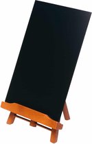 Krijtbord op ezel - tafel krijtbord - 21 x 30  Tableau noir sur un chevalet en bois