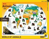 A World of Animals - NYPC National Geographic Collectie Puzzel 300 Stukjes - 0819844013677