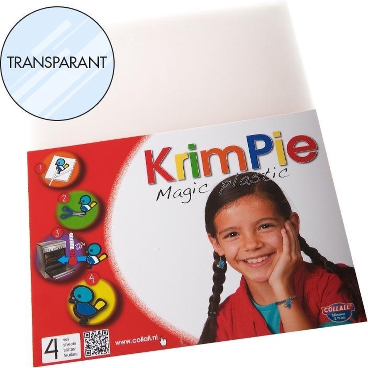 Collall Krimpie - Magic Plastic transparant - 25 Vellen