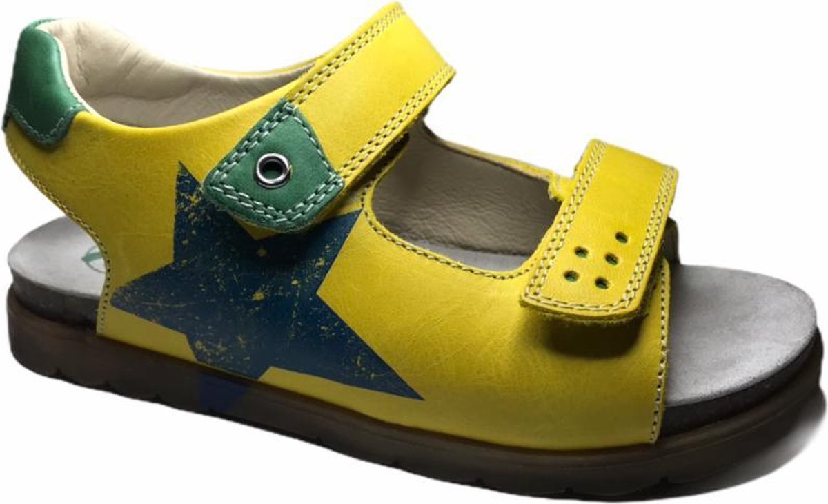 Naturino velcro sandalen Asama geel groen