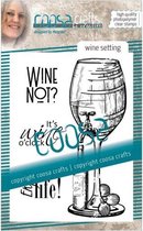 COOSA Crafts Clear stamp - Fusion #9 Wine setting