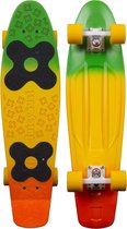 Choke Skateboard - blauw/geel/oranje