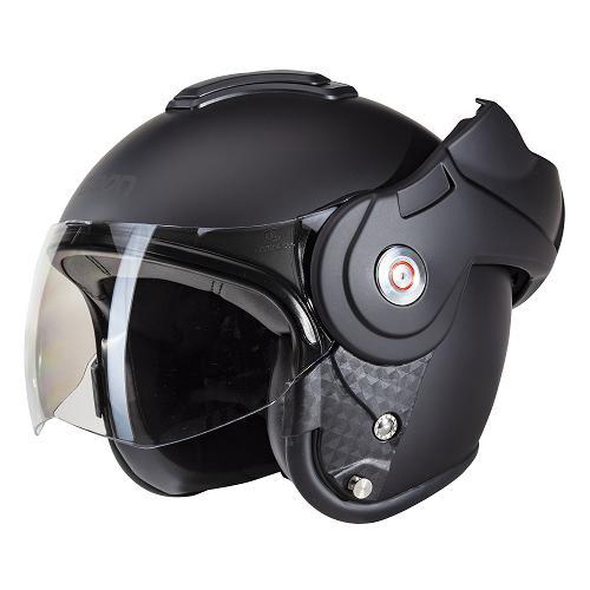 Beon B702 System Helmet Casque Scooter Casque Moto Noir Mat - Taille S / 55  cm | bol.com