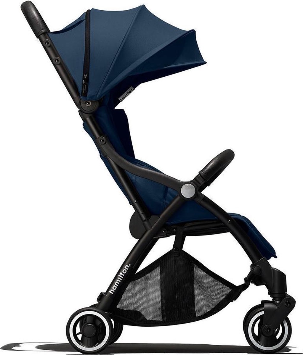 Hamilton by Yoop One Prime X1 Buggy – Premium Stroller met MagicFold Technologie – Blauw – Lichte en Wendbare Kinderwagen met Extra Features