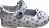 Naturino velcro ballerina 4524 wit roze mt 21