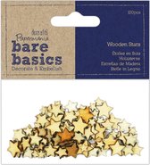 Papermania: Bare basics - Wooden Stars (100pcs) (PMA 174727)