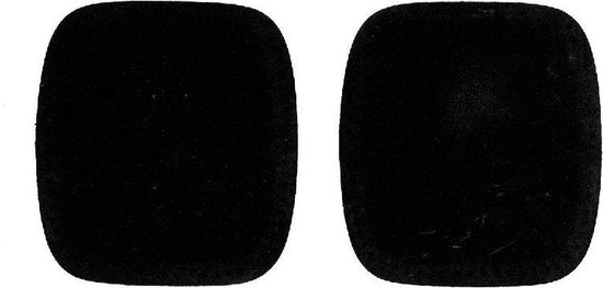 Reparatiedoek Strijkbaar Kniestukken - Zwart - 11 x 10 cm