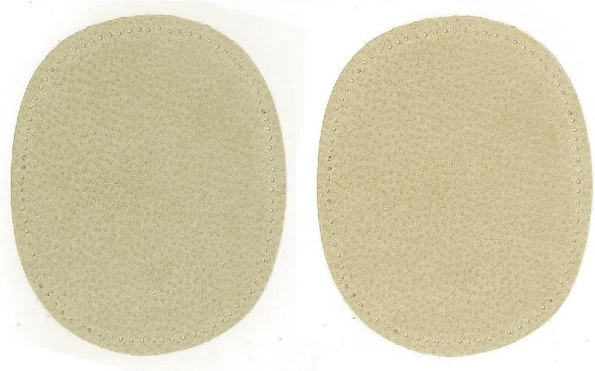 Reparatiedoek Elleboogstukken - Beige - 10,5 x 13 cm