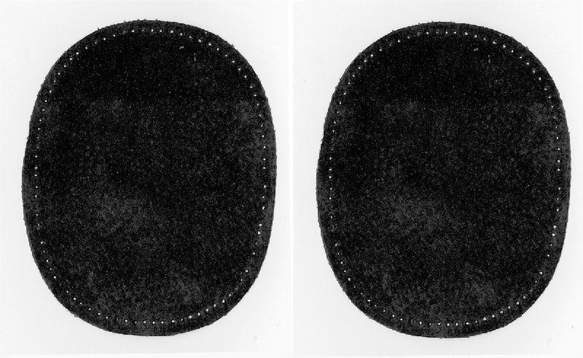 Reparatiedoek Elleboogstukken - Zwart - 10,5 x 13 cm