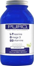 Puro L-Theanine Omega 3 Capsules Innerlijke Onrust