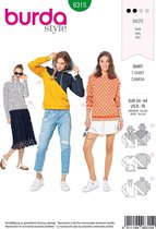 Burda Naaipatroon 6315 - Shirt in variaties