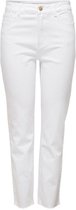 Only Jeans Onlemily Hw St Raw Crpank Col Noos 15175323 White Dames Maat - W32 X L34