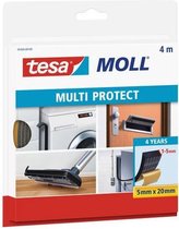 tesa® Klussentape Moll® Multi Protect 20 mm x 5 mm x 4 m, Zwart (rol 4 meter)