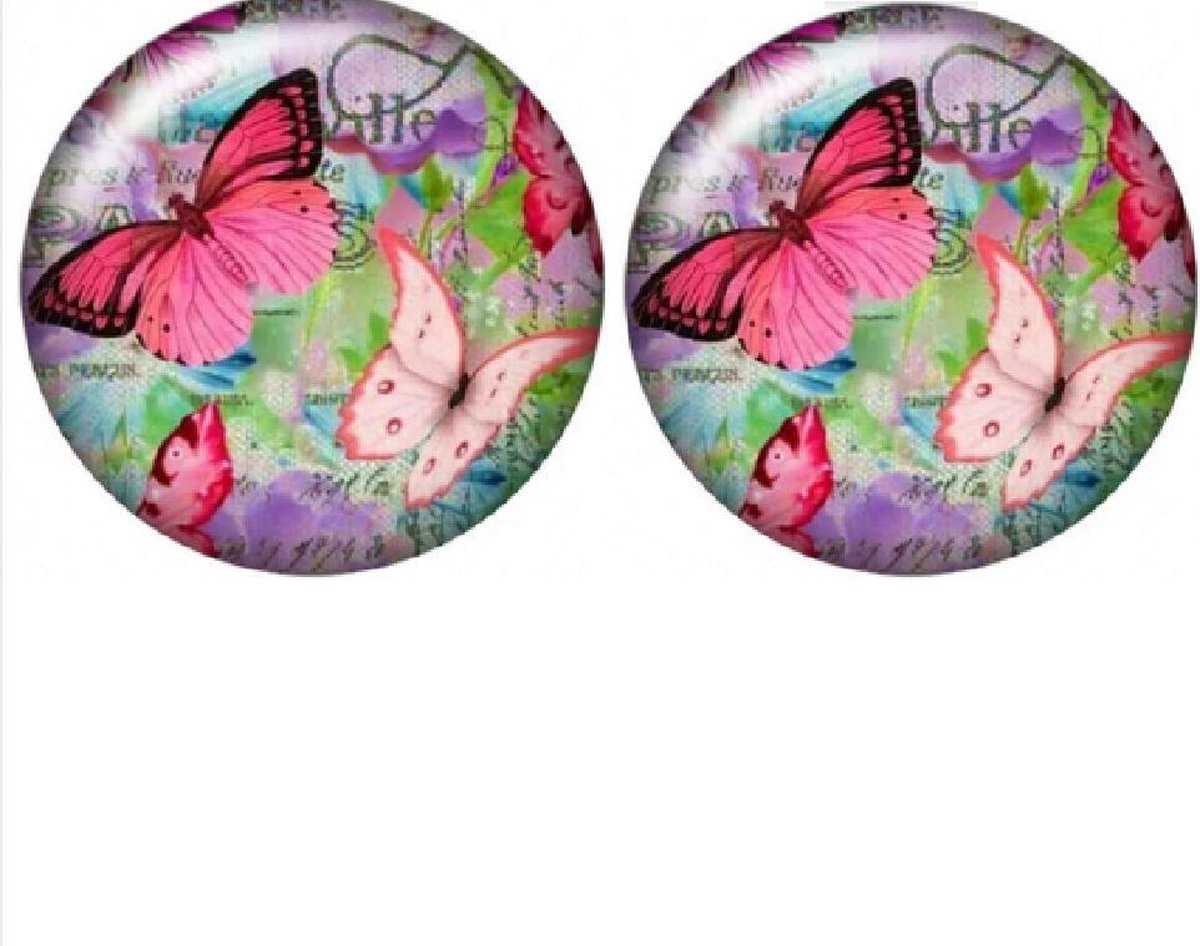 Clip -Oorbellen- Vlinder-18 mm- Dames- Geen gaatje nodig op Prijzenvolger.com
