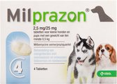 Milprazon kleine hond (2.5 mg) - 4 tabletten