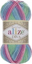 Alize Diva Batik 4537 Pakket 5 bollen