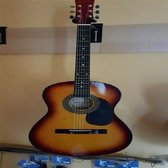 Akoestische Westerngitaar 4/4 Folk Style Sunburst