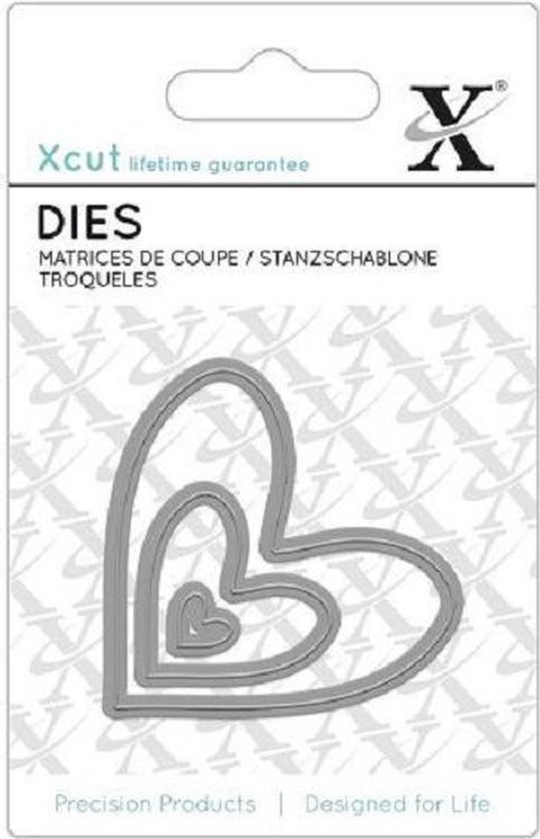 Xcut: Mini Dies (3pcs) - Nesting Hearts (XCU 503638)