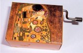 Muziekdoosje kunstenaars Gustav Klimt De kus, melodie Arabesque