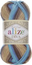 Alize Diva Batik 3243 Pakket 5 bollen