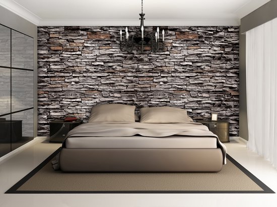 Photomural marron, revêtement mural