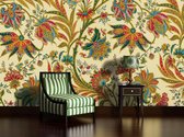 Flowers Plants Pattern Vintage Photo Wallcovering