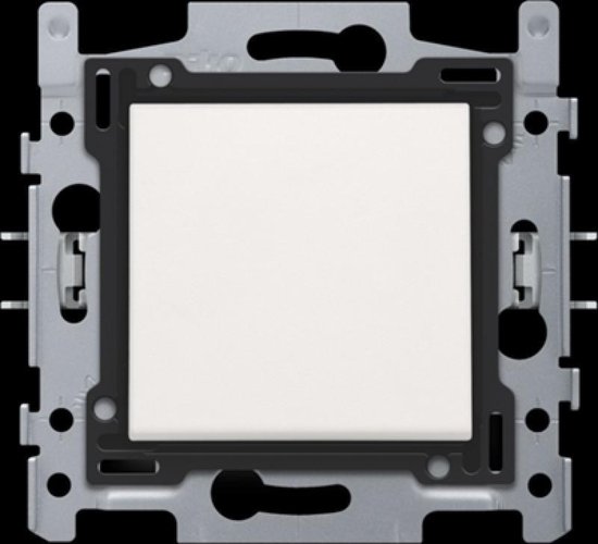 NIKO - Interrupteur à 2 voies, base, bornes enfichables et kit de finition,  blanc