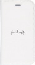 Design Softcase Booktype iPhone SE (2020) / 8 / 7 hoesje - Fuck Off