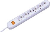 BACHMANN Tafel contactdozen 6 contactpunten met schakelaar