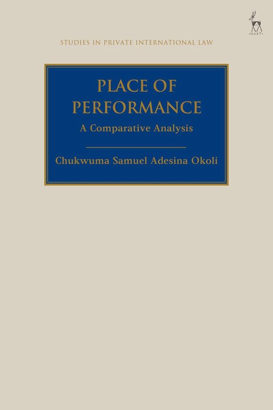 Studies in Private International Law - Place of Performance - cover