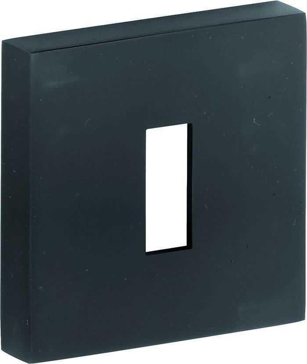 Sleutelrozet Model 06 mat zwart PVD