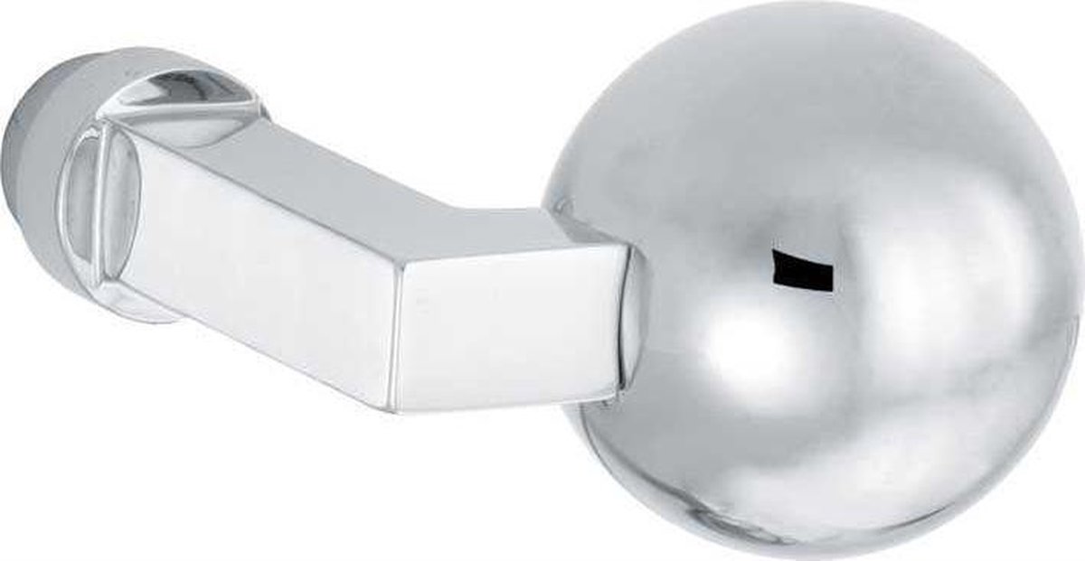 Knopkruk paar Bauhaus glans chroom