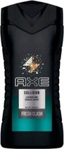 Axe Douchegel – Collision Leather & Cookies 250 ml - 6 stuks
