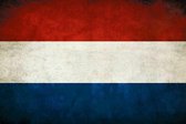 Metalen Wandbord - Nederlandse Vlag