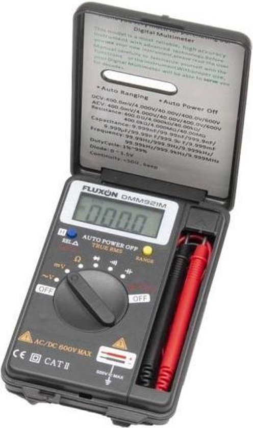 Multimètre numérique dans un emballage pratique à emporter - Fluxon |  bol.com
