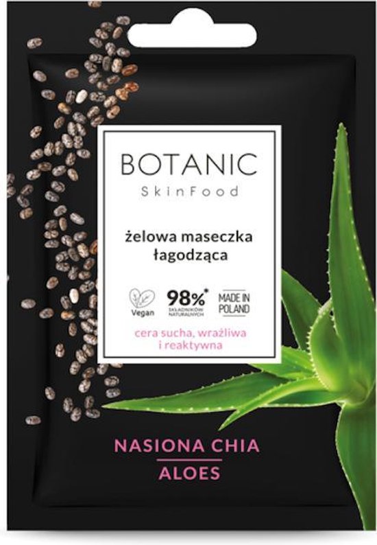 Botanic Skinfood Soothing Gel Mask For Dry, Sensitive And Reactive Skin