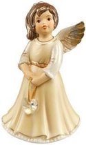 Goebel® - Kerst | Decoratief beeld / figuur "Zuiver hart" | Aardewerk, 14cm, met Swarovski