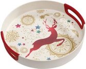 Goebel® - Kerst | Decoratief dienblad "Mandala" | Rendier, 30cm