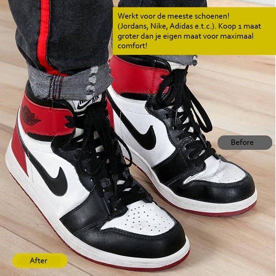 Sneaker - Black Large (Maat t/m - Crease Protector - Anti Kreuk -... | bol.com