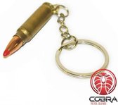 COBRA - Bullet Keychain - sleutelhanger - FN 5.7×28mm - koper - Hand gemaakt - Van echt afgevuurde munitie