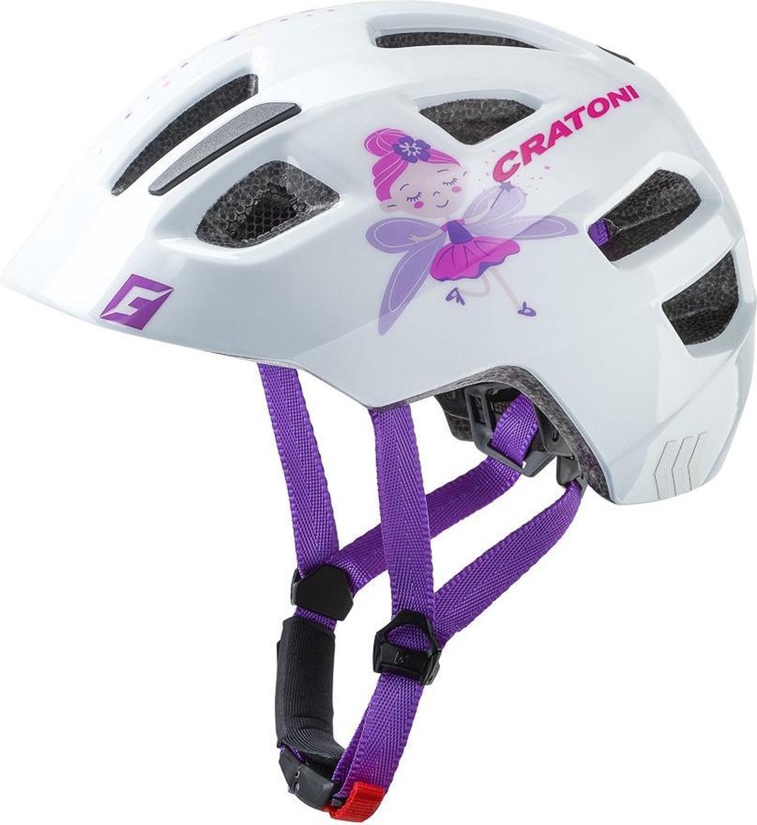 Cratoni Maxster Fee - kinderhelm XS-S (46-51 cm) - EN1078 - Extra bescherming achterhoofd en slapen